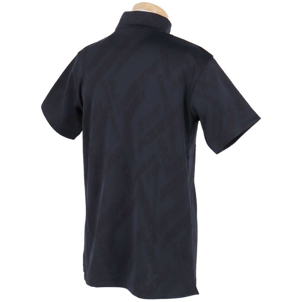 ジャックバニー Jack Bunny!!　メンズ ロゴジャガード 半袖 モックネックシャツ 262-5167113　2025年モデル 詳細6