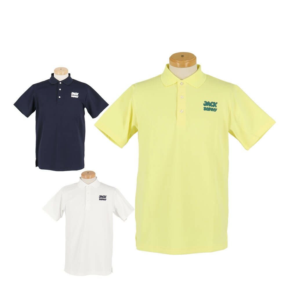 ジャックバニー Jack Bunny!!　メンズ ブリスターメッシュ 半袖 ポロシャツ 262-5160101　2025年モデル 詳細1