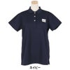 ジャックバニー Jack Bunny!!　レディース ブリスターメッシュ 半袖 ポロシャツ 263-5160102　2025年モデル ネイビー
