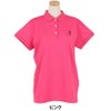 ジャックバニー Jack Bunny!!　レディース 天竺メッシュ 半袖 ポロシャツ 263-5160116　2025年モデル ピンク