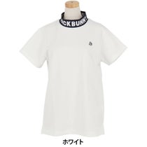 ジャックバニー Jack Bunny!!　レディース ダブルフェイスカノコ 半袖 モックネックシャツ 263-5167112　2025年モデル