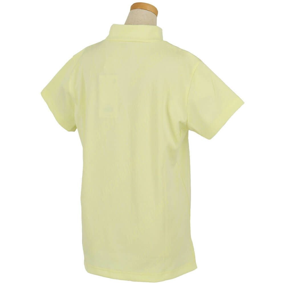 ジャックバニー Jack Bunny!!　レディース ロゴジャガード 半袖 モックネックシャツ 263-5167114　2025年モデル 詳細4