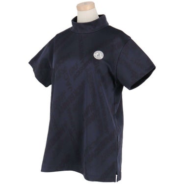 ジャックバニー Jack Bunny!!　レディース ロゴジャガード 半袖 モックネックシャツ 263-5167114　2025年モデル 詳細7