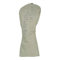 ジャックバニー Jack Bunny!!　アウトラインロゴ フェアウェイウッド用 ヘッドカバー 262-5984102 040 ベージュ　2025年モデル