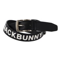 ジャックバニー Jack Bunny!!　メンズ 高周波 プリント ベルト 262-5182401 010 ブラック　2025年モデル