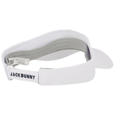 ジャックバニー Jack Bunny!!　立体ロゴ刺繍 サンバイザー 262-5187214 030 ホワイト　2025年モデル ホワイト