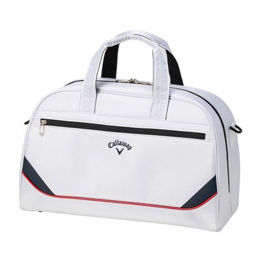 キャロウェイ　SPORT スポーツ メンズ ボストンバッグ 25 JM 5925028 ホワイト/ネイビー/レッド　2025年モデル 詳細1