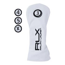 RLX GOLF　メンズ フェアウェイウッド用 ヘッドカバー RLF017 WH ホワイト　2025年モデル