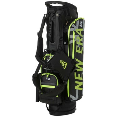 アドミラル Admiral　NEW ERA コラボ スタンドキャディバッグ ADMG5ACA 10 ブラック　2025年モデル 詳細2