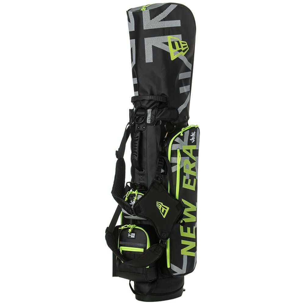 アドミラル Admiral　NEW ERA コラボ スタンドキャディバッグ ADMG5ACA 10 ブラック　2025年モデル 詳細3