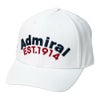 アドミラル Admiral　アーチロゴツイル キャップ ADMB5A10 00 ホワイト　2025年モデル 詳細1