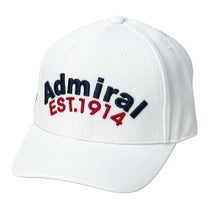 アドミラル Admiral　アーチロゴツイル キャップ ADMB5A10 00 ホワイト　2025年モデル