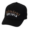 アドミラル Admiral　アーチロゴツイル キャップ ADMB5A10 10 ブラック　2025年モデル ブラック