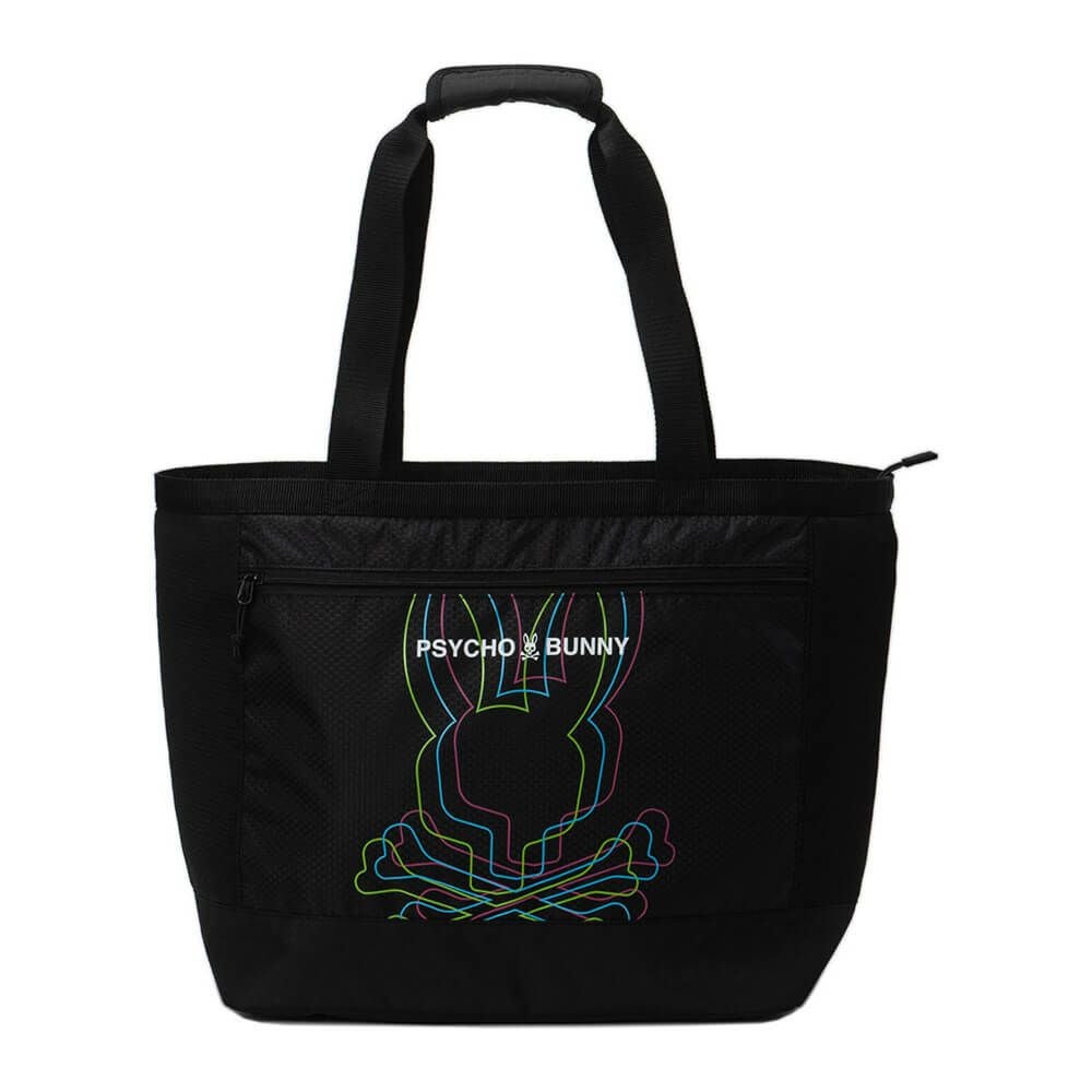 サイコバニー PsychoBunny　トートバッグ PBMG5SBA 10 ブラック　2025年モデル ブラック