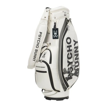 サイコバニー PsychoBunny　キャディバッグ PBMG5SC1 00 ホワイト　2025年モデル ホワイト