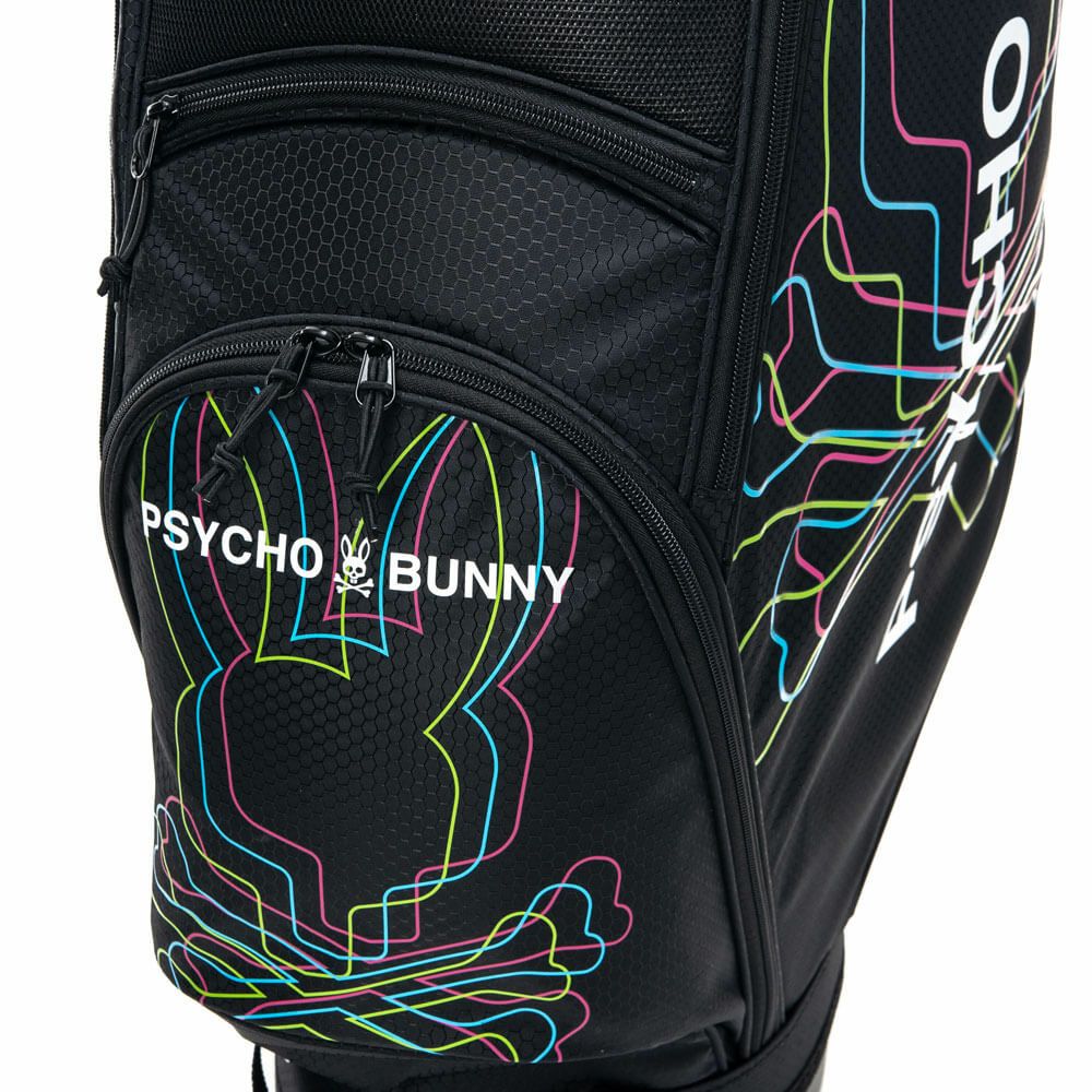 サイコバニー PsychoBunny　スタンドキャディバッグ PBMG5SC6 10 ブラック　2025年モデル 詳細8
