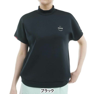 アドミラル Admiral　レディース エンボスロゴ ダンボール 半袖 モックネックシャツ ADLA513　2025年モデル 詳細2