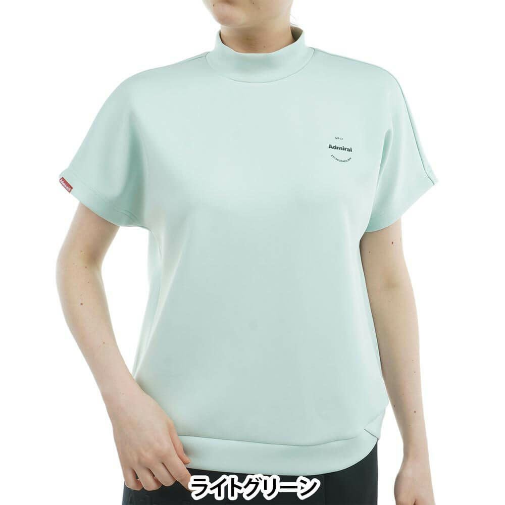 アドミラル Admiral　レディース エンボスロゴ ダンボール 半袖 モックネックシャツ ADLA513　2025年モデル 詳細5