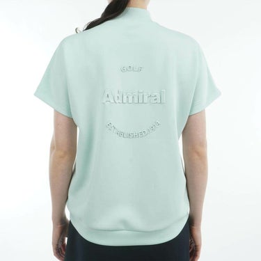 アドミラル Admiral　レディース エンボスロゴ ダンボール 半袖 モックネックシャツ ADLA513　2025年モデル 詳細6