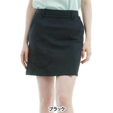 アドミラル Admiral　レディース エンボスロゴ ダンボール スカート ADLA514　2025年モデル 詳細2