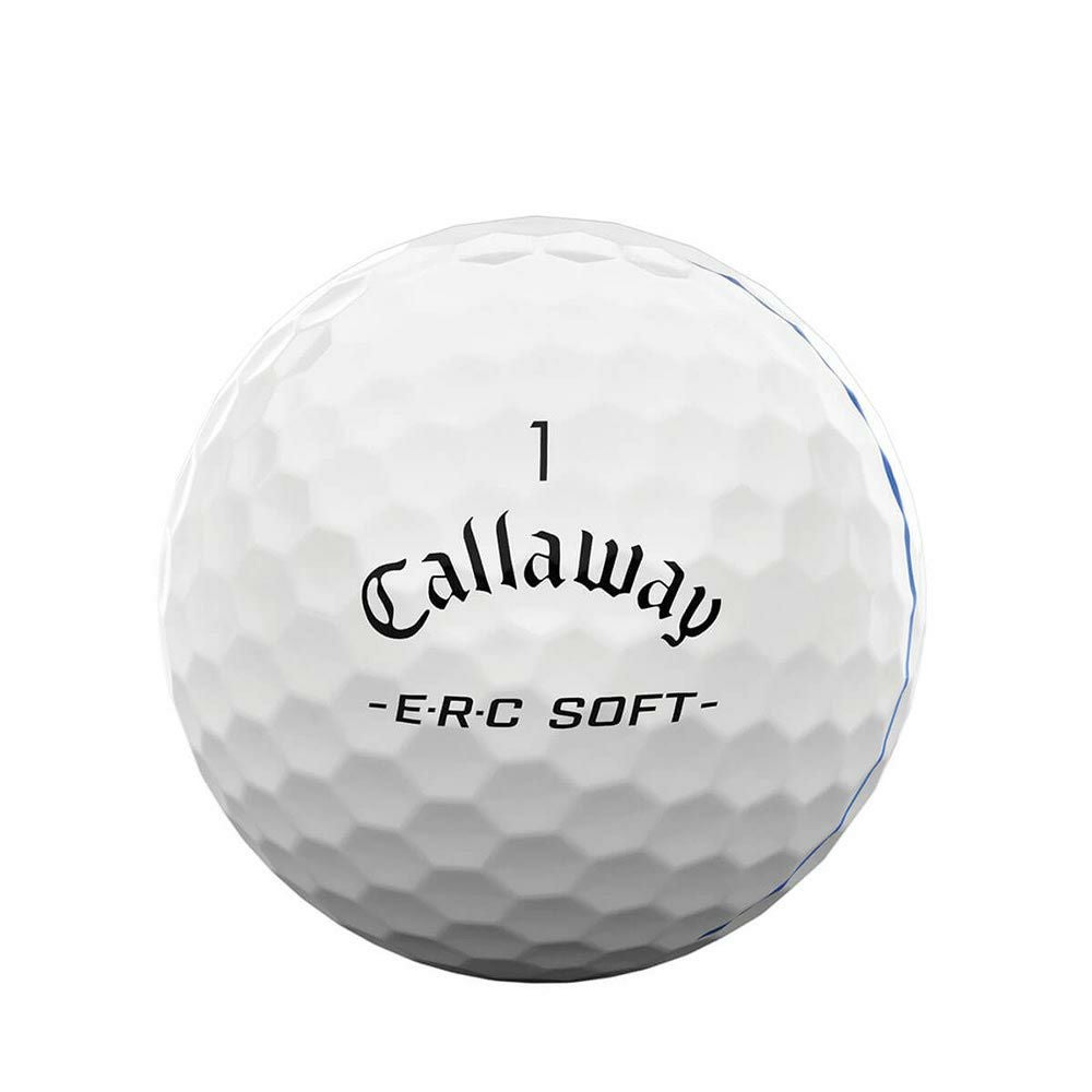 キャロウェイ　ERC SOFT 2025年モデル　ゴルフボール　1ダース（12球入り） トリプル・トラック ホワイト 詳細4