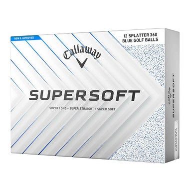 キャロウェイ　スーパーソフト スプラッター360 2025年モデル ゴルフボール　1ダース（12球入り） ブルー 詳細2