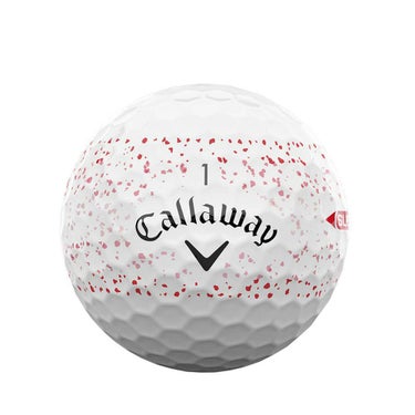 キャロウェイ　スーパーソフト スプラッター360 2025年モデル ゴルフボール　1ダース（12球入り） レッド 詳細4