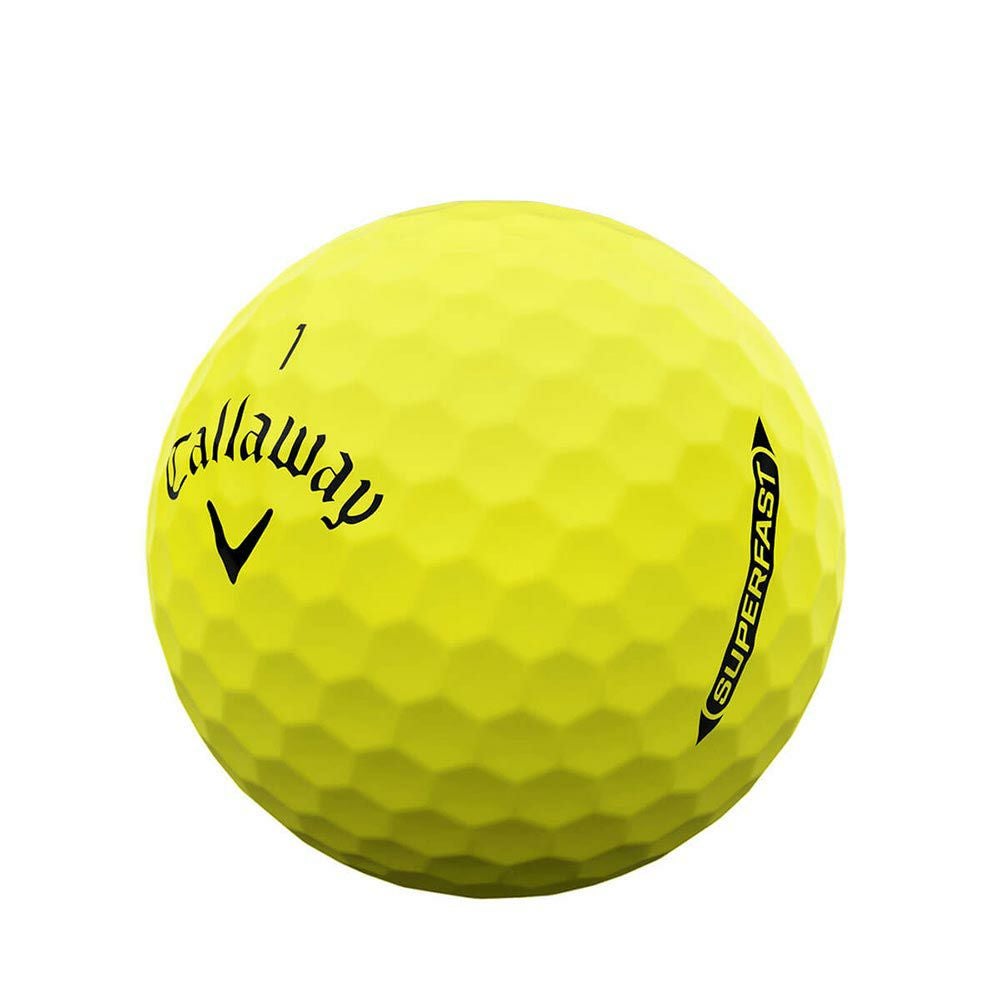キャロウェイ　スーパーファスト 2025年モデル　ゴルフボール　1箱（15球入り） ボールドイエロー 詳細3