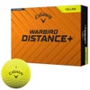 キャロウェイ　WARBIRD ウォーバード ディスタンスプラス 2025年モデル　ゴルフボール　1ダース（12球入り） イエロー 詳細1