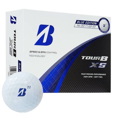 ブリヂストン　ツアーB XS 2025年モデル ゴルフボール 1ダース（12球入り）　ブルーエディション 詳細1