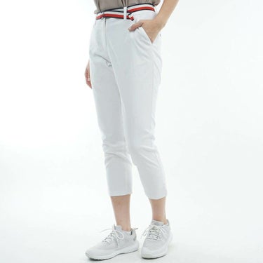 トミー ヒルフィガー ゴルフ　レディース ベルテッドツイル ベルト付き 7分丈パンツ THLA505　2025年モデル 詳細4