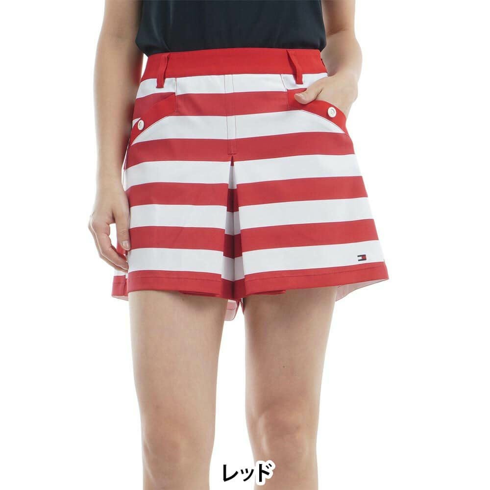 トミー ヒルフィガー ゴルフ　レディース ボックスプリーツ マリン キュロットスカート THLA518　2025年モデル 詳細5