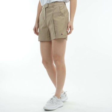 トミー ヒルフィガー ゴルフ　レディース フロントタックツイル ショートパンツ THLA519　2025年モデル 詳細4