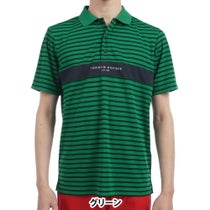 トミー ヒルフィガー ゴルフ　メンズ 鹿の子 カラーブロック 半袖 ポロシャツ THMA514　2025年モデル