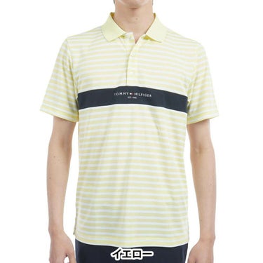 トミー ヒルフィガー ゴルフ　メンズ 鹿の子 カラーブロック 半袖 ポロシャツ THMA514　2025年モデル 詳細5