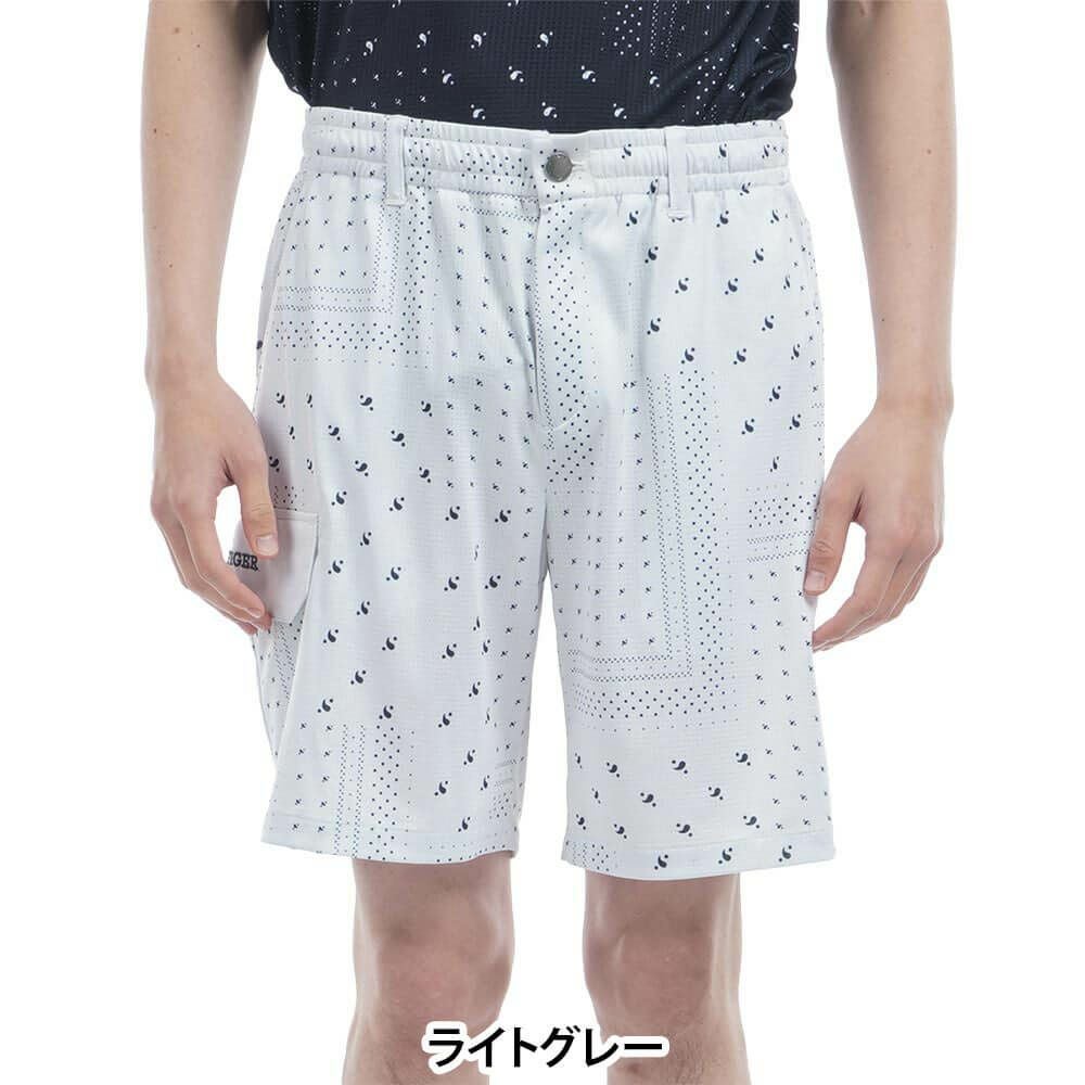 トミー ヒルフィガー ゴルフ メンズ バンダナプリント ショートパンツ THMA525 2025年モデル