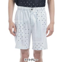 トミー ヒルフィガー ゴルフ　メンズ バンダナプリント ショートパンツ THMA525　2025年モデル