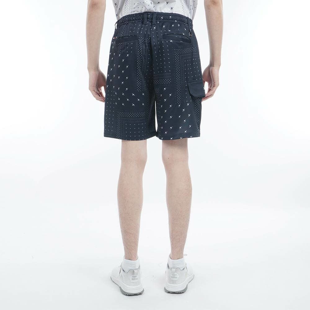 トミー ヒルフィガー ゴルフ　メンズ バンダナプリント ショートパンツ THMA525　2025年モデル 詳細6