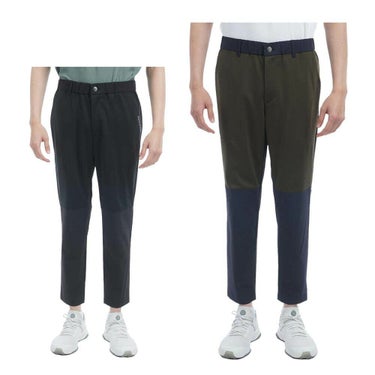 トミー ヒルフィガー ゴルフ　メンズ 生地切替 スウェット ロングパンツ THMA539　2025年モデル 詳細1