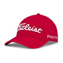 タイトリスト Titleist メンズ ツアーパフォーマンス キャップ TH25ATPA 61 レッド×ホワイト 2025年モデル