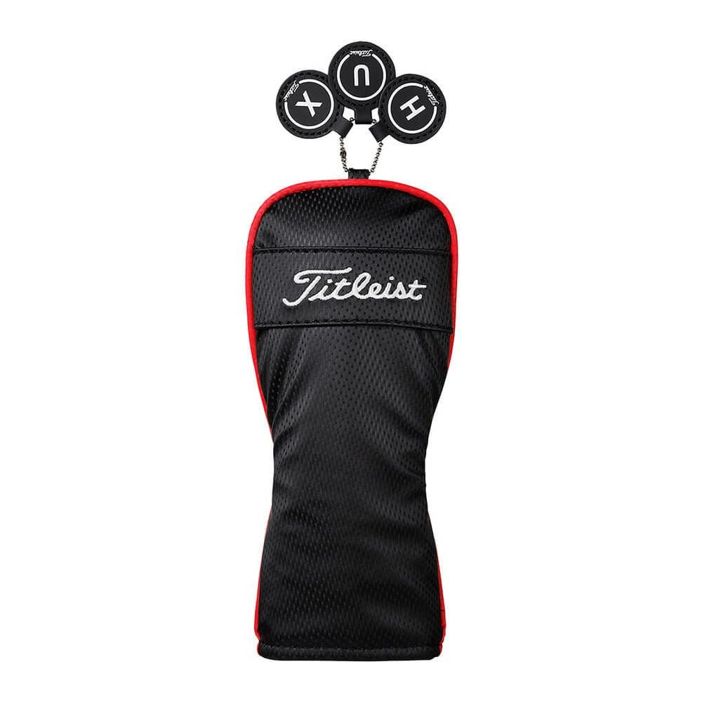 タイトリスト Titleist パフォーマンスクラシック JE メンズ ヘッドカバー ユーティリティ用 TA23PCJEHC-HB 06 ブラック×レッド 2025年モデル