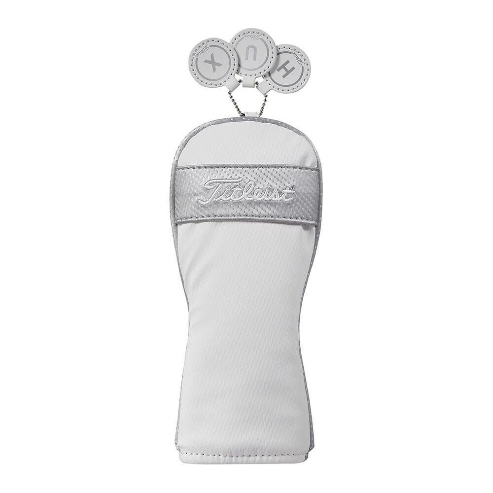 タイトリスト Titleist パフォーマンスクラシック JE メンズ ヘッドカバー ユーティリティ用 TA23PCJEHC-HB 12 ホワイト×シルバー 2025年モデル