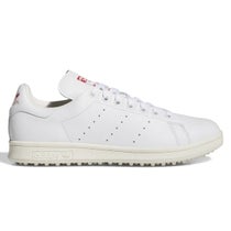 アディダス adidas　スタンスミス STAN SMITH　スパイクレス ゴルフシューズ NNO27 JH6155 ホワイト/ホワイト/スカーレット