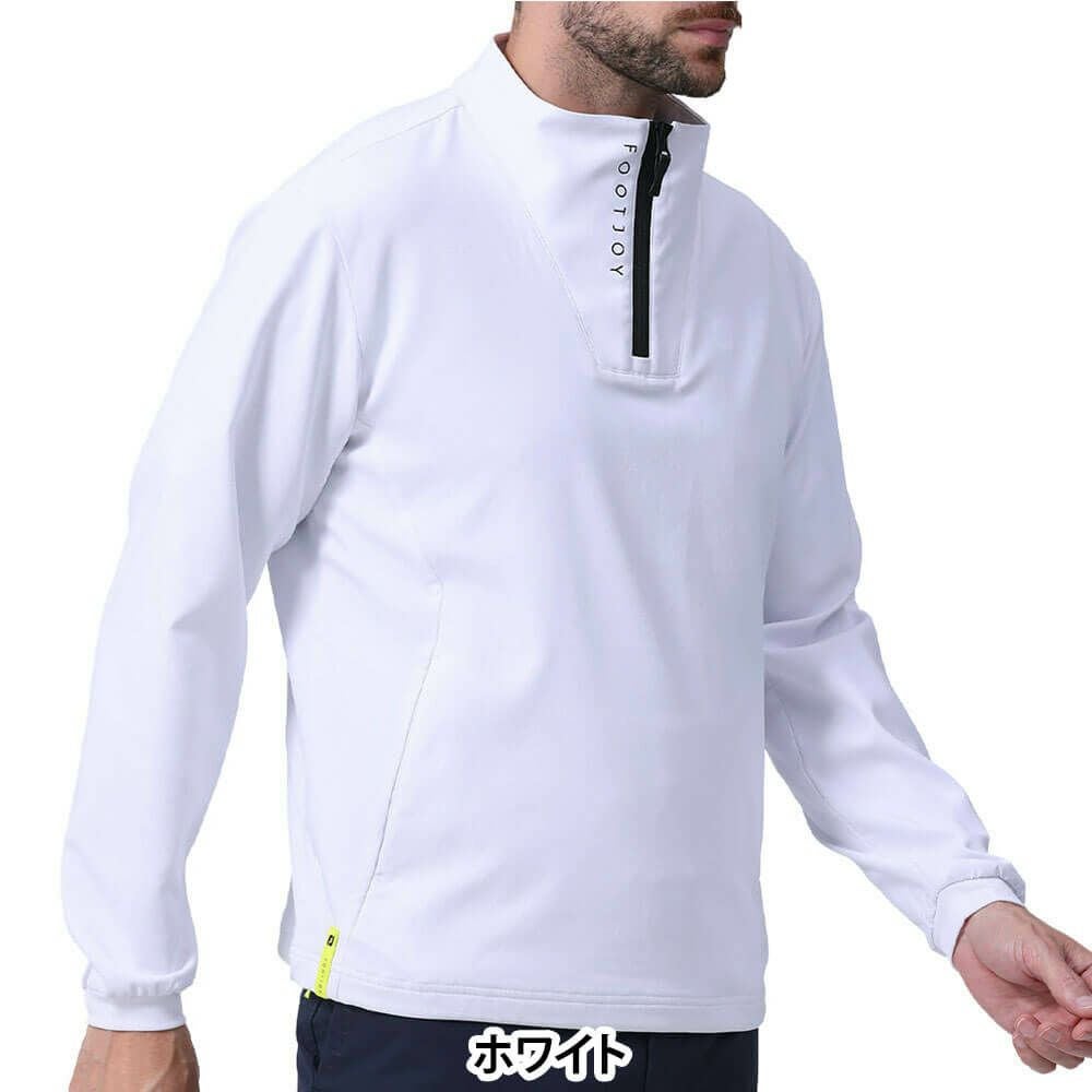 フットジョイ FootJoy メンズ TWINSOF 撥水 長袖 ハーフジップ プル
