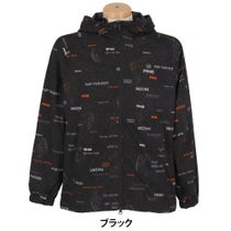 ピン PING　メンズ 撥水 EARTHプリント 長袖 フーディーブルゾン 621-4120103　2024年モデル