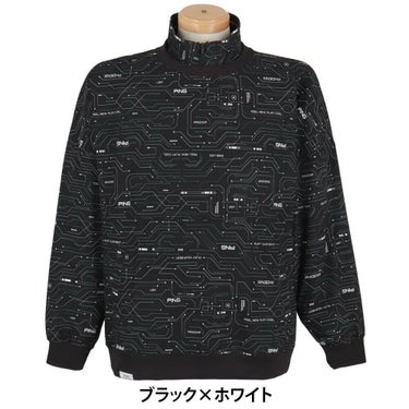 ピン PING　メンズ 総柄 リップストップ ツインブルゾン 621-4120201　2024年モデル 詳細2