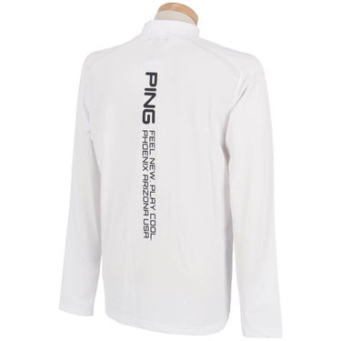 ピン PING　メンズ ロゴプリント ストレッチ 長袖 ハイネックシャツ 621-4166103　2024年モデル 詳細6