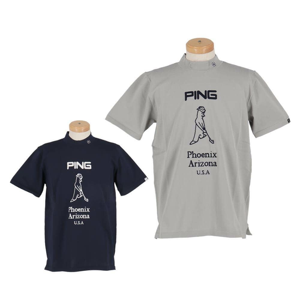 ピン（PING） 半袖 ハイネックシャツ メンズ 通販｜【公式】有賀園