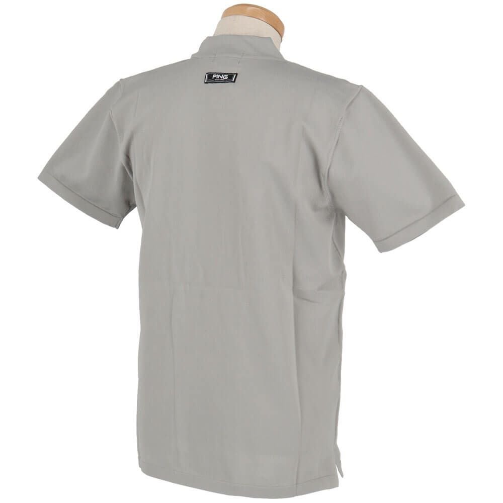 ピン PING　メンズ Mr.PING ジャカード 半袖 ハイネック ニットシャツ 621-4172203　2024年モデル 詳細6