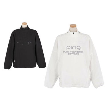 ピン PING　レディース ロゴプリント リップストップ ツインブルゾン 622-4120200　2024年モデル 詳細1